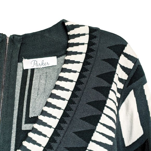 Parker V Neck Skater Dress - Picture 3 of 4